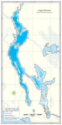 Карта глубин озера стерж в тверской области